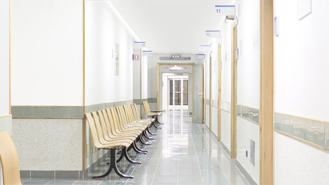 LED lighting and LED controls for hospital corridors