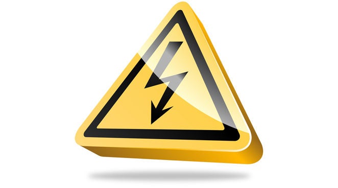 Electrical Hazard Symbol