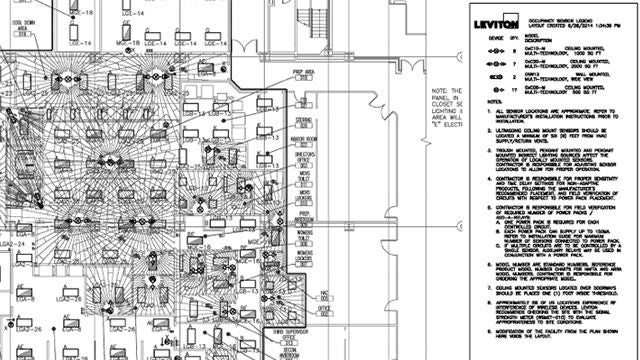 Occupancy sensor layout request