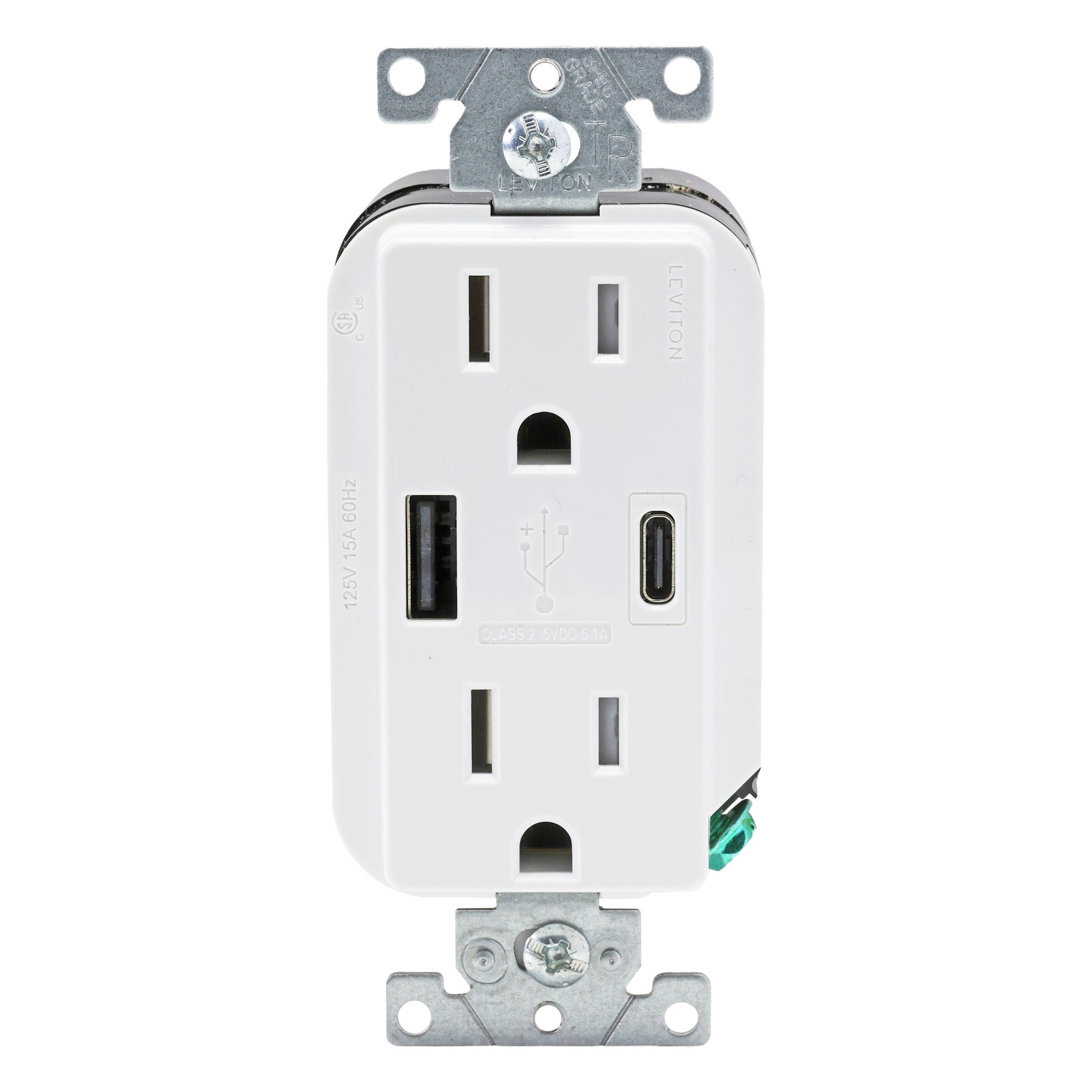 Leviton T5633 - 25W USB A/C Charger
