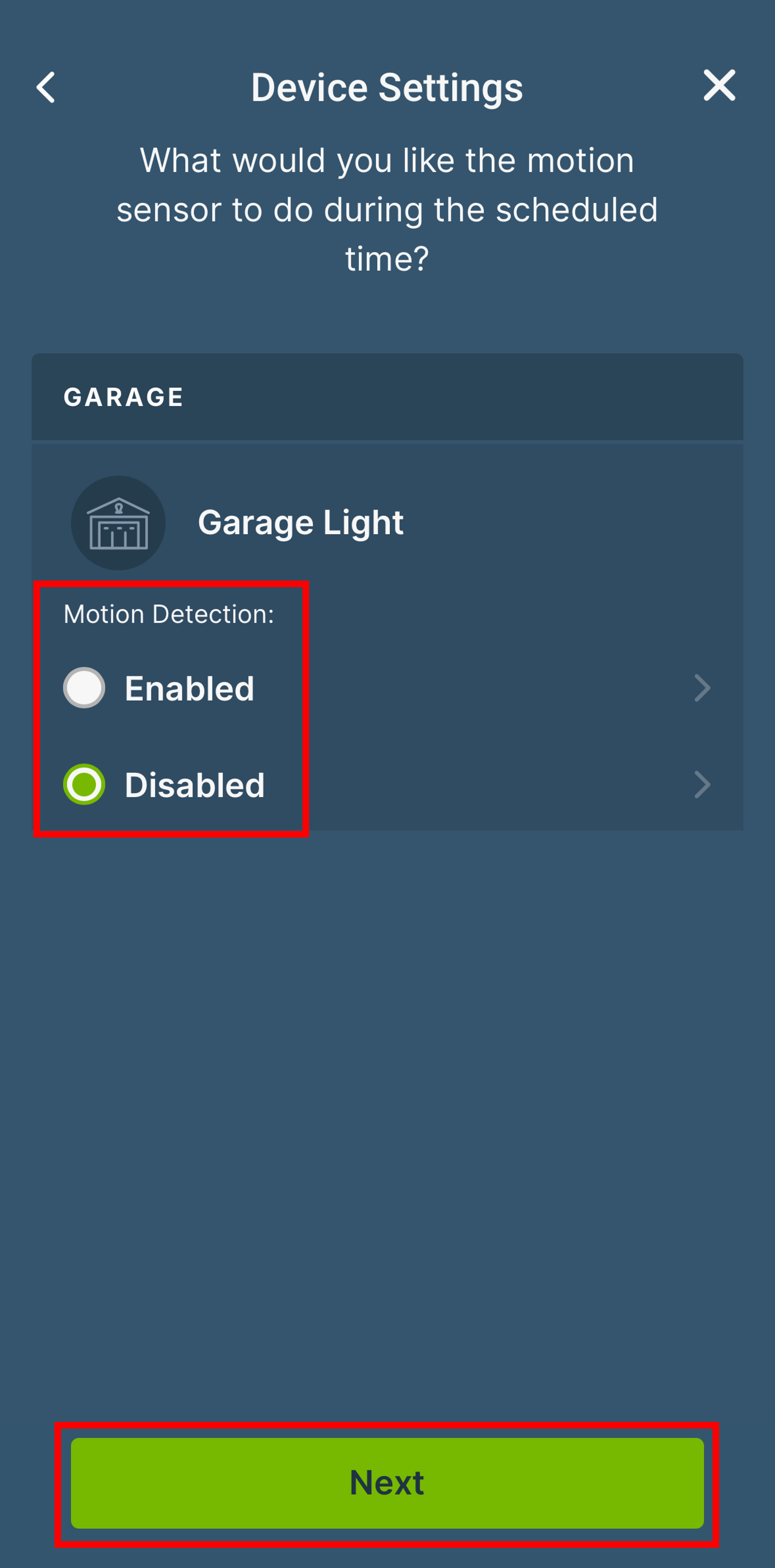 Device Settings