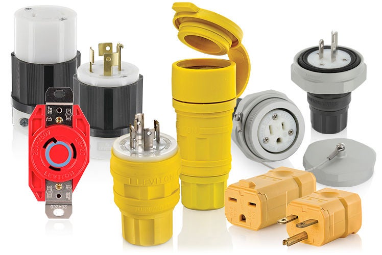 Straight-Blade and Locking Plugs, Connectors and Receptacles
