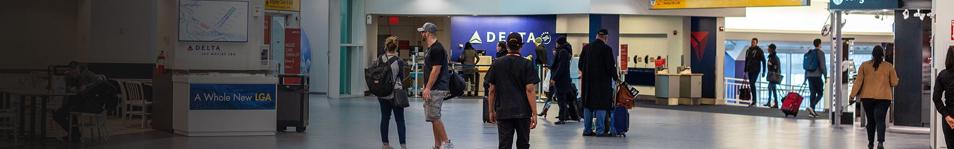 LaGuardia Aiport departures hall 