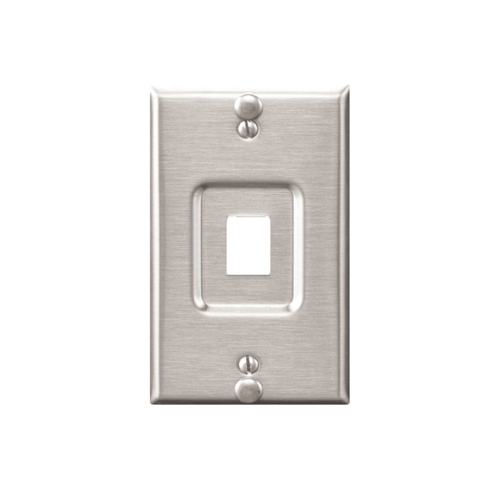 QUICKPORT Stainless Steel Phone Wallplates