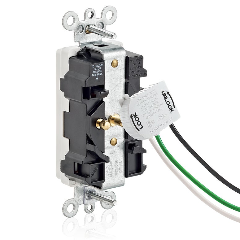 Lev Stack Switch Straight Blade Receptacles | Commercial Switches | Leviton