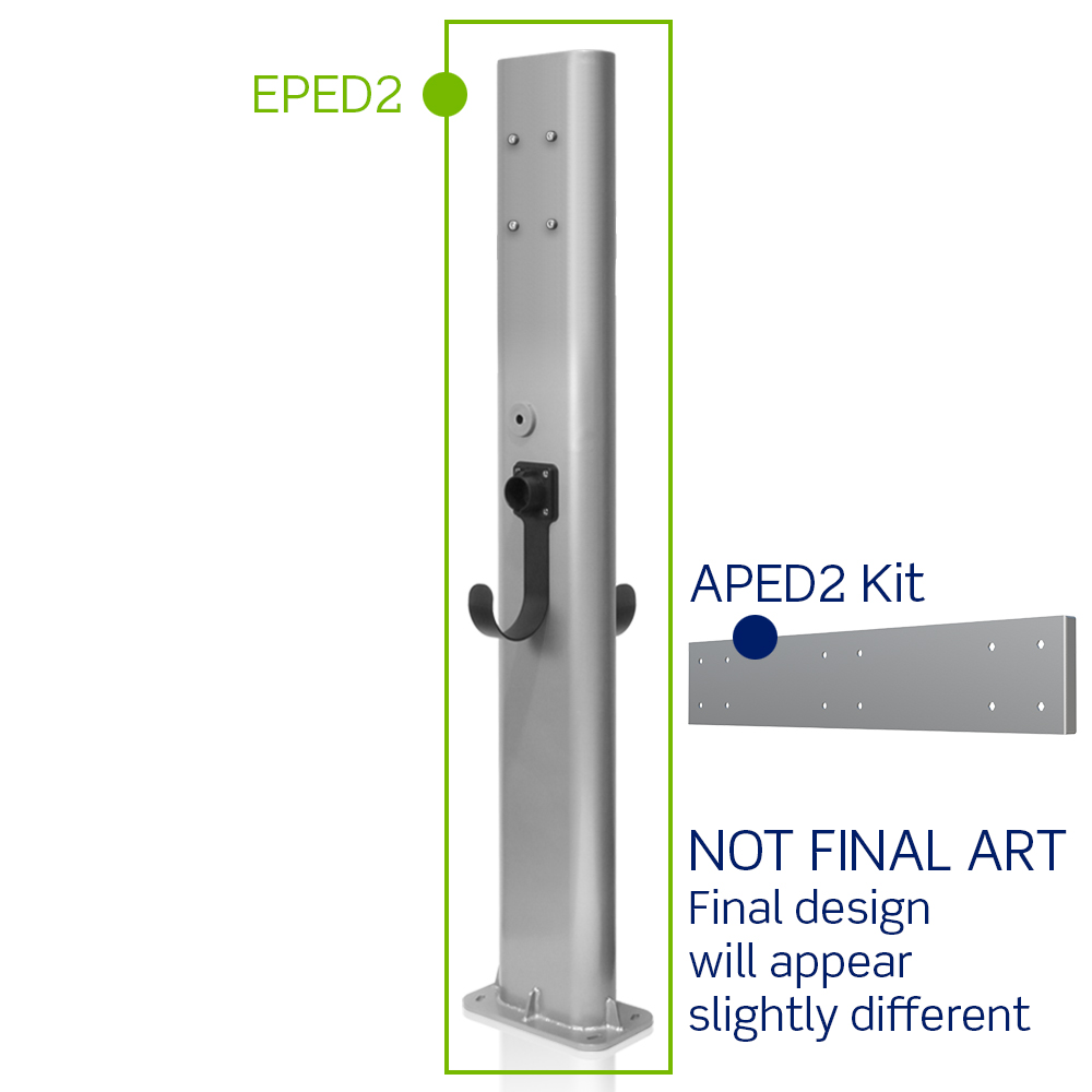 EPED2 Charging Station Pedestal and APED2 Kit