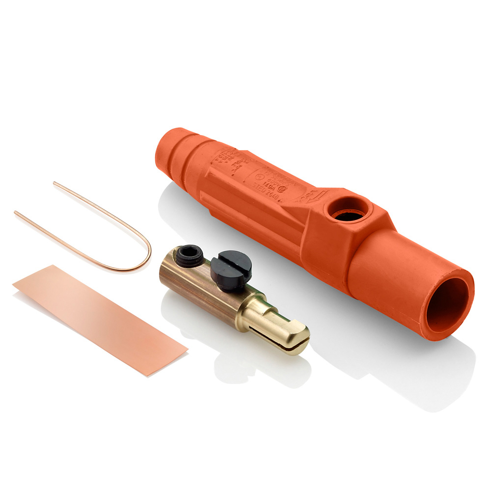 Product image for Male Plug, #8 - #2 AWG, Single Set Screw Termination