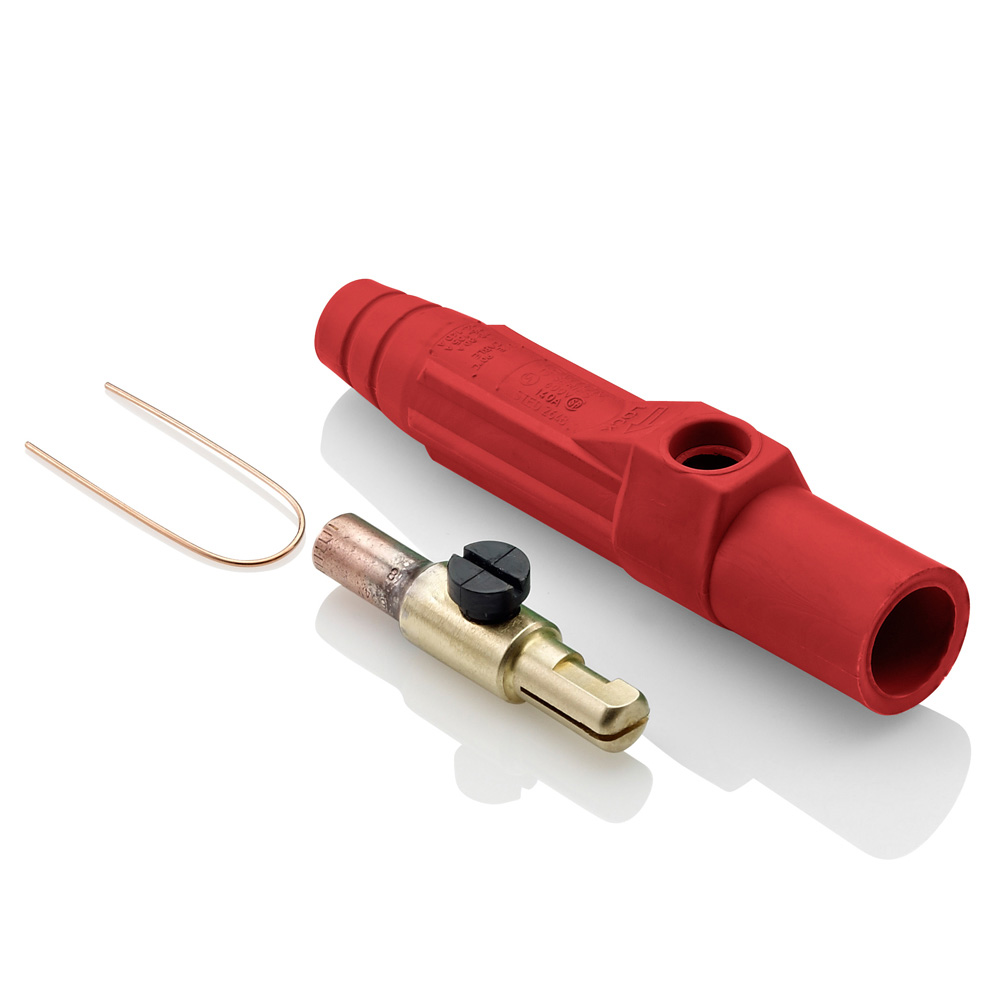 Product image for Male Plug, #8 - #4 AWG, Crimp Tube Termination