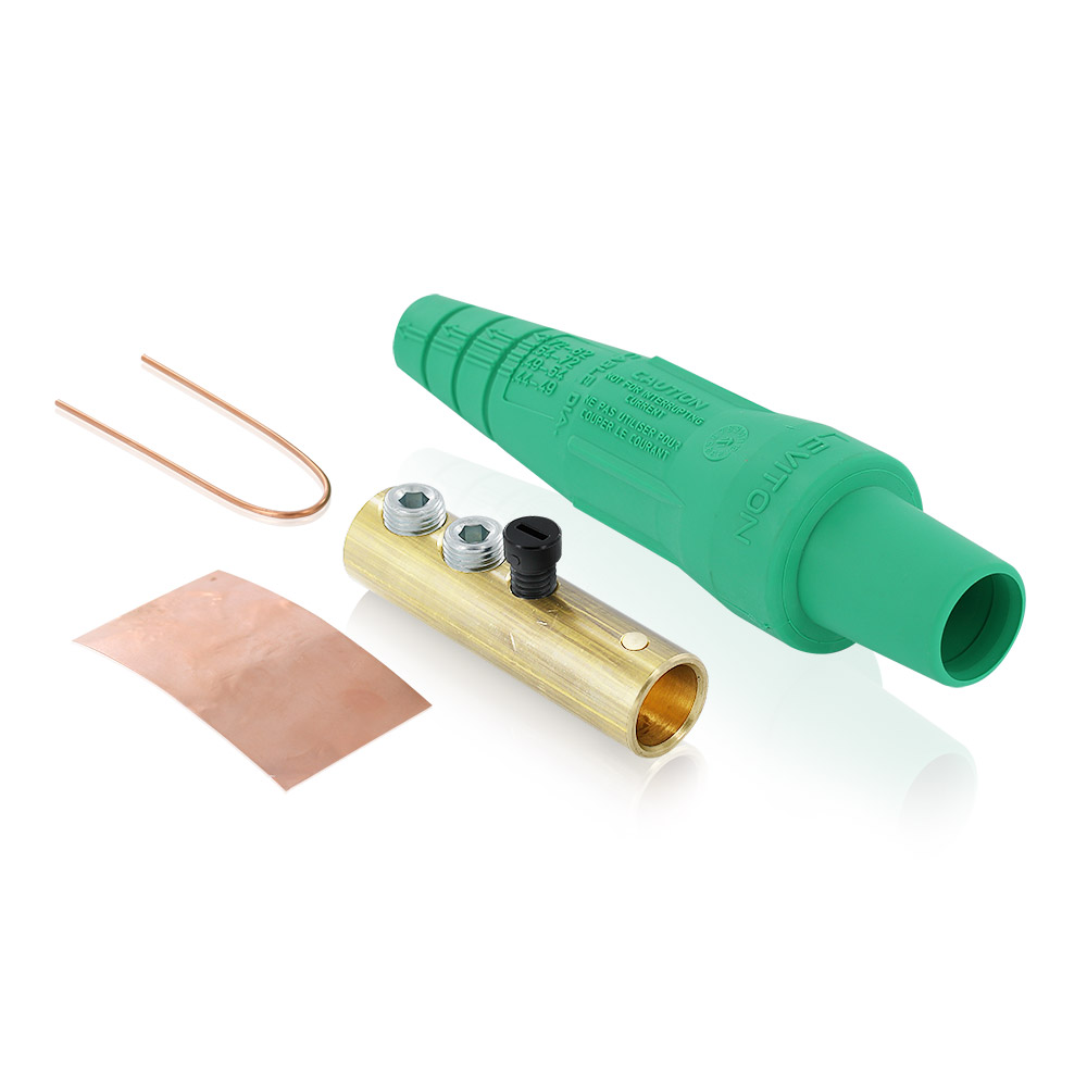 Product image for Female Plug, #2 - 2/0 AWG, Double Set Screw Termination
