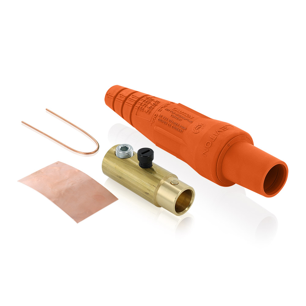 Product image for Female Plug, 2/0 - 4/0 AWG, SinglSet Screw Termination