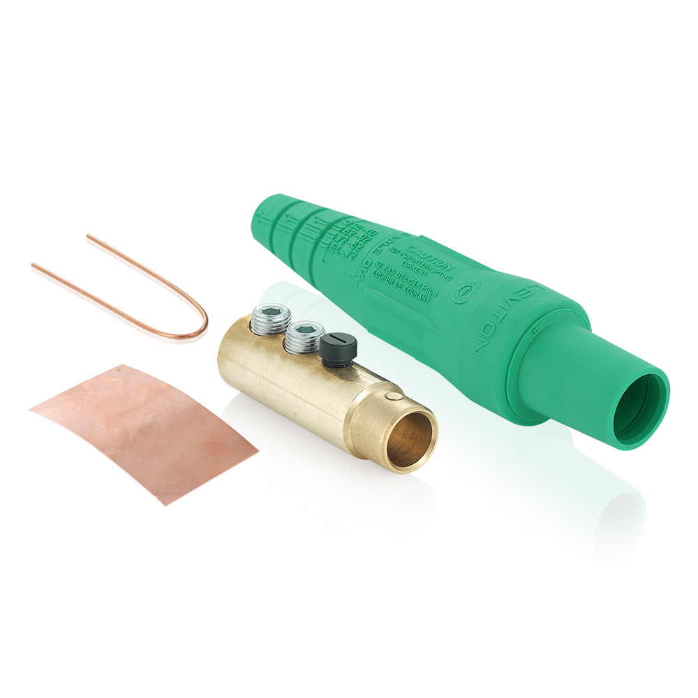Product image for 16 Series Female Plug, 2/0 - 4/0 AWG, Double Set Screw Termination