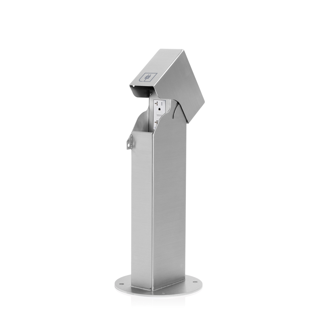 Product image for Power Pedestal Kit, Standard Hinge, Surface Mount