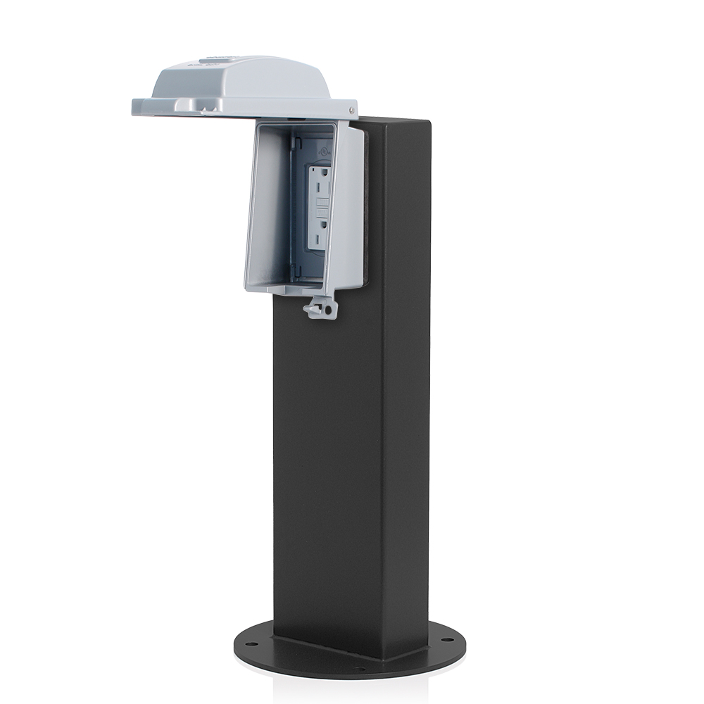 Product image for Power Pedestal Kit, No Hinge, Surface Mount