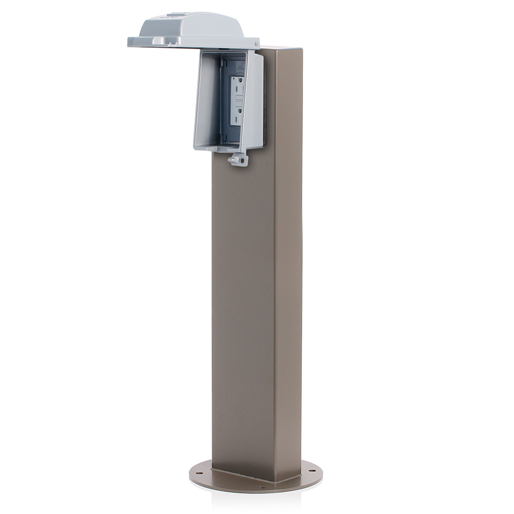 Product image for Power Pedestal Kit, No Hinge, Surface Mount