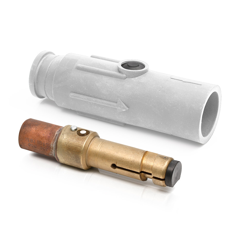 Product image for Male Plug, 500-750 MCM, Crimp Tube Termination