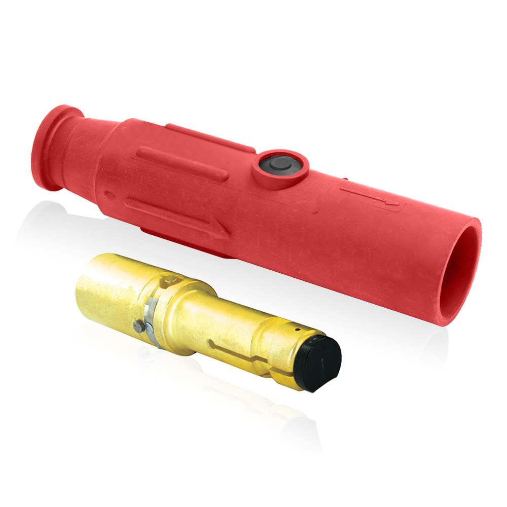 Product image for Male Plug, 350-500 MCM, Crimp Tube Termination