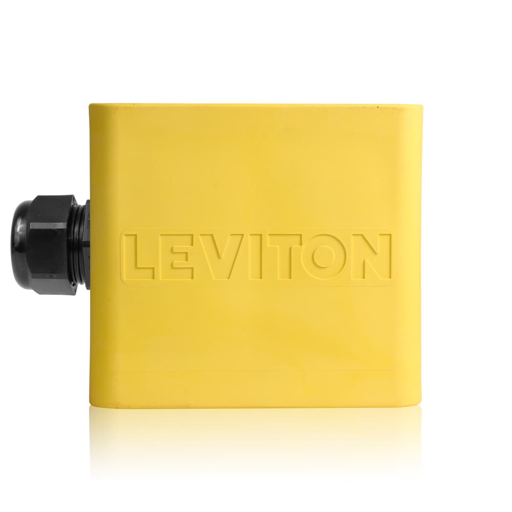 Product image for Two-Gang Portable Outlet Box, Standard Depth, Pendant Style