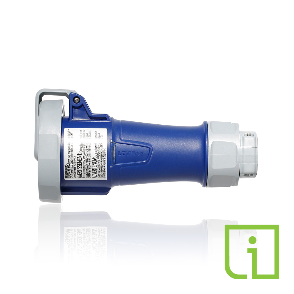 Product image for LEV Series IEC Pin & Sleeve Connector with Inform™ Technology