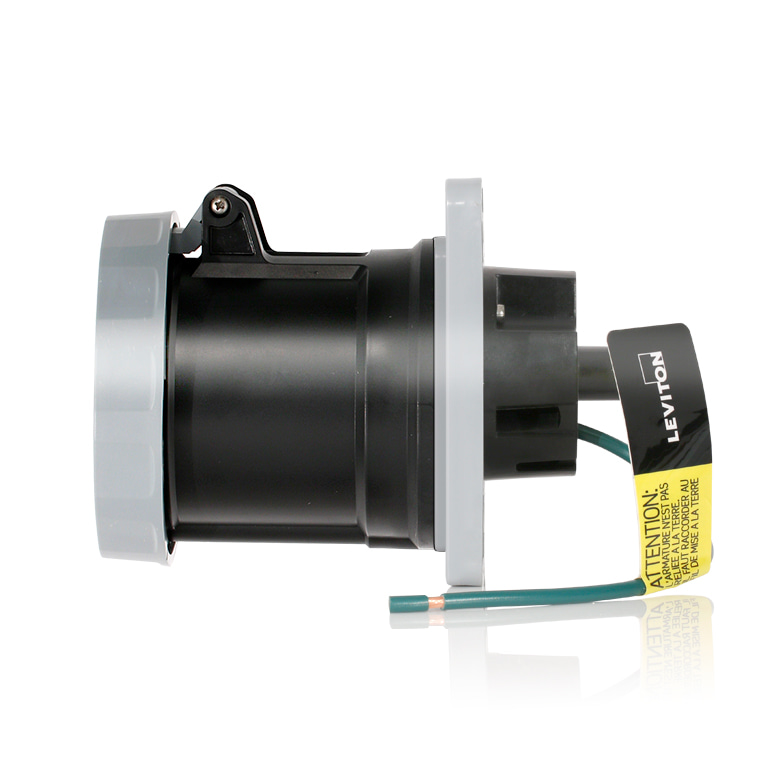 Product image for LEV Series IEC Pin & Sleeve Receptacle