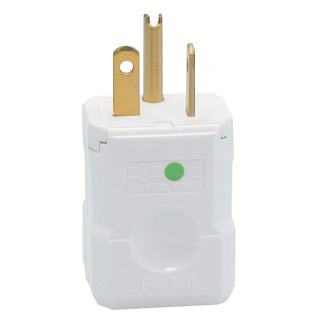 Product image for 20 Amp, 250 Volt, Straight Blade Plug, Hospital Grade