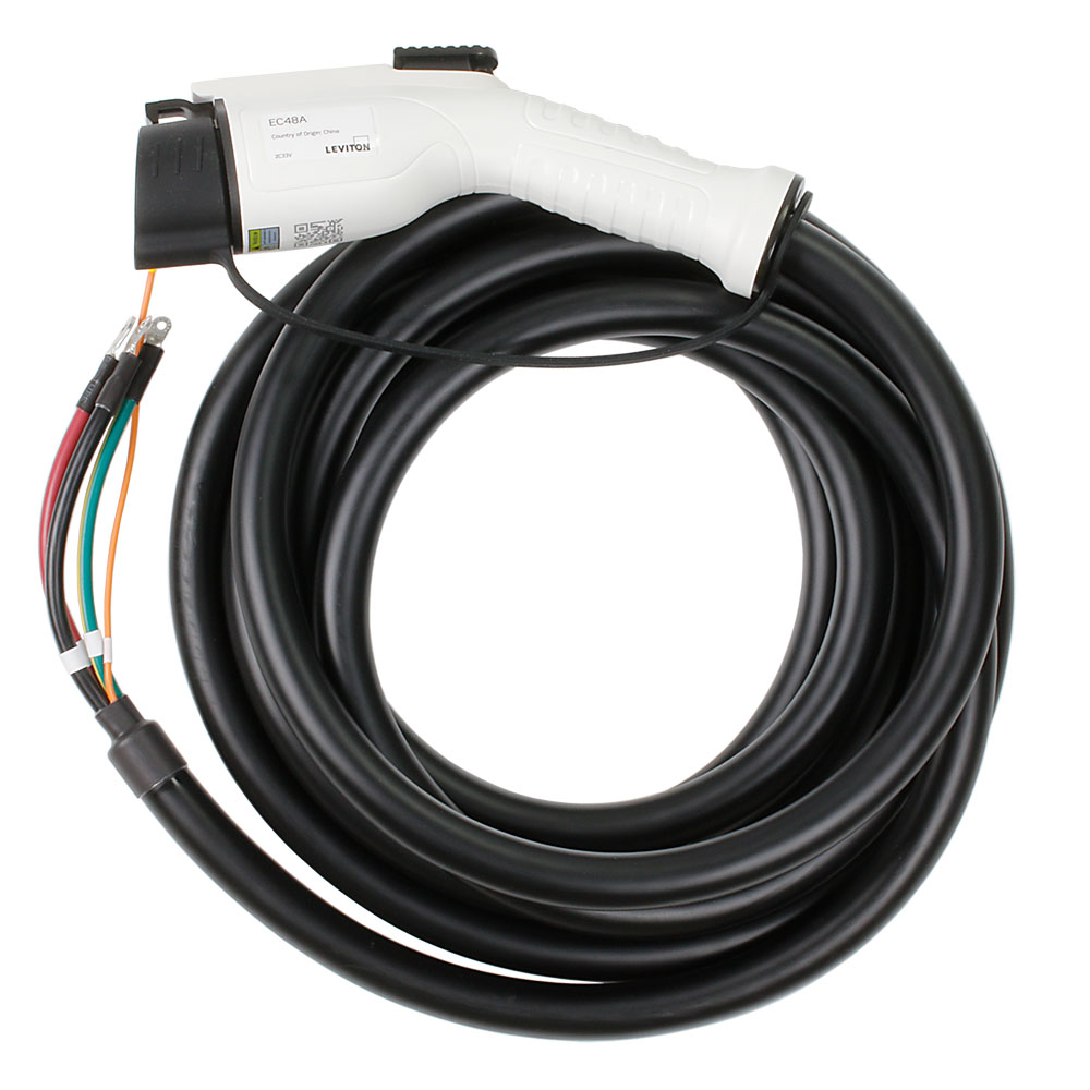 Product image for Replacement Cord for 48 Amp Level 2 Electric Vehicle Charging Station - EV Series
