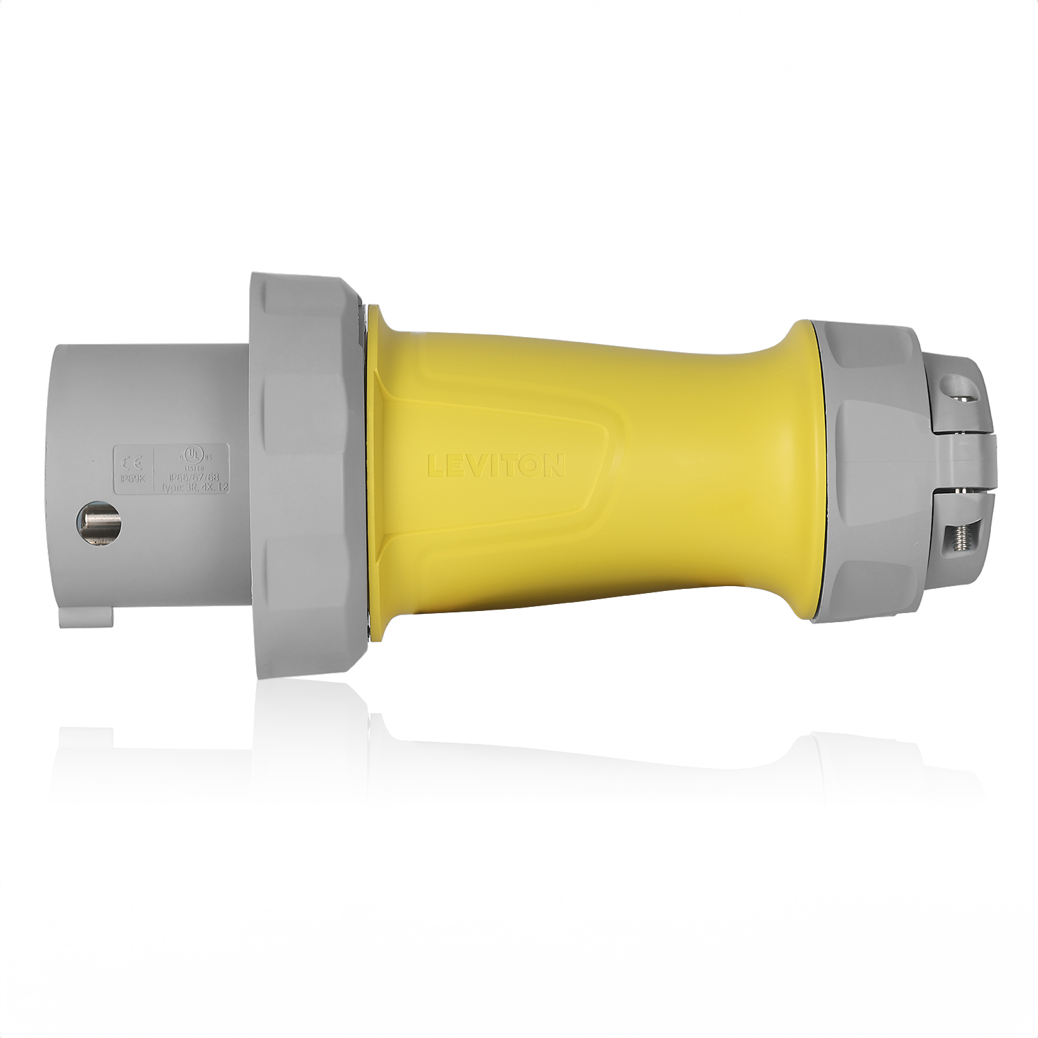 Product image for LEV Series IEC Pin & Sleeve Plug, Marine Grade