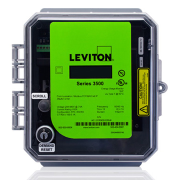 Product image for Submeter, Outdoor, Multi-Function Universal Voltage, 5000A, 3 Phase 3 Wire/4 Wire, Ethernet Communications, Electric Meter
