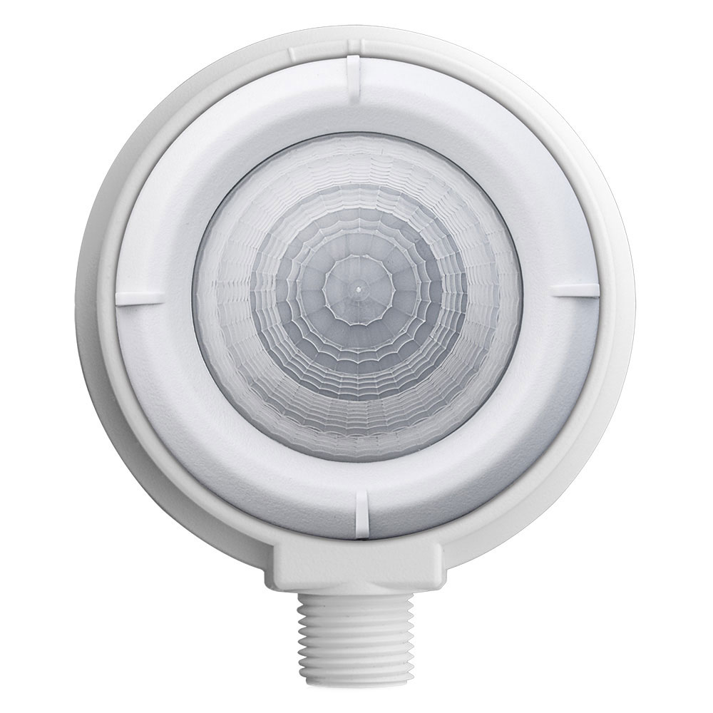 Product image for Occupancy Sensor, 0-10V Dimming, Fixture Mount, PIR, Indoor/Outdoor, Wet Location, 120/277/347VAC, IP65 rated, white