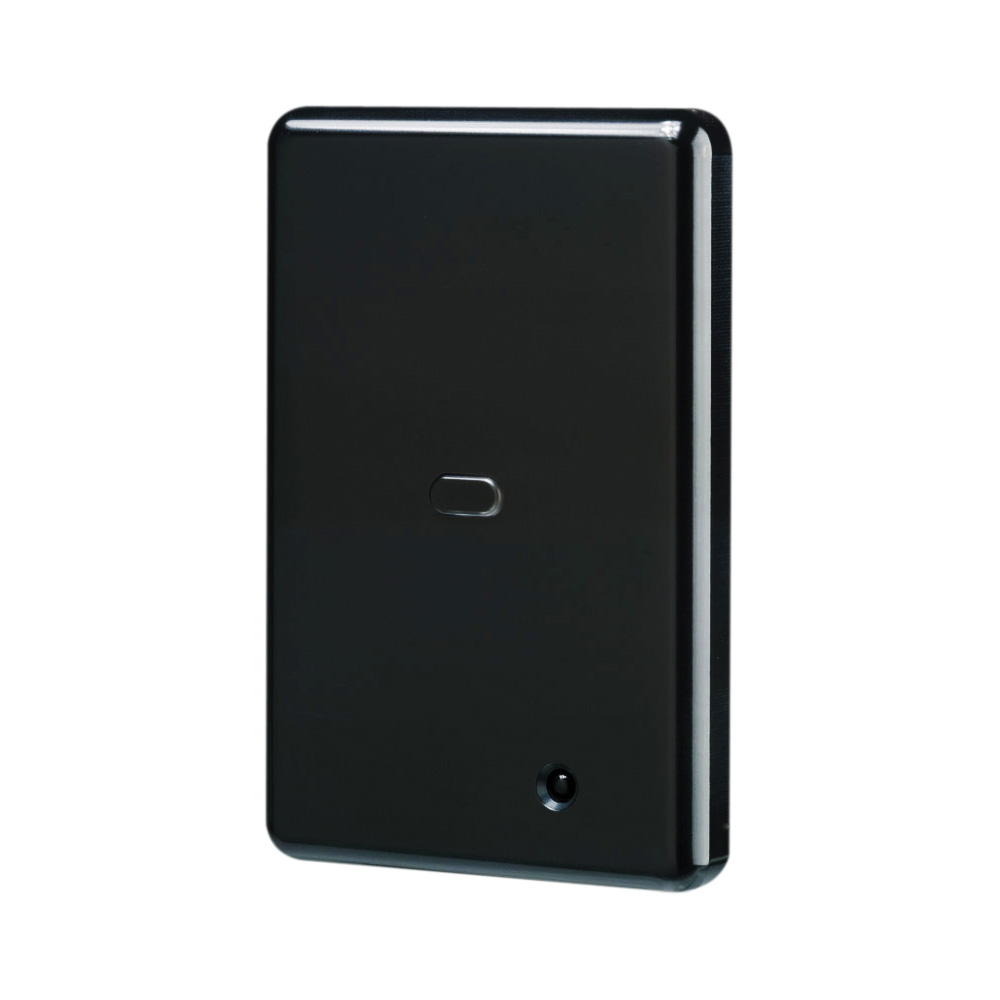 Product image for D8000 Commercial Lighting Control System, Push Button Station, 1 Button, Color: Black