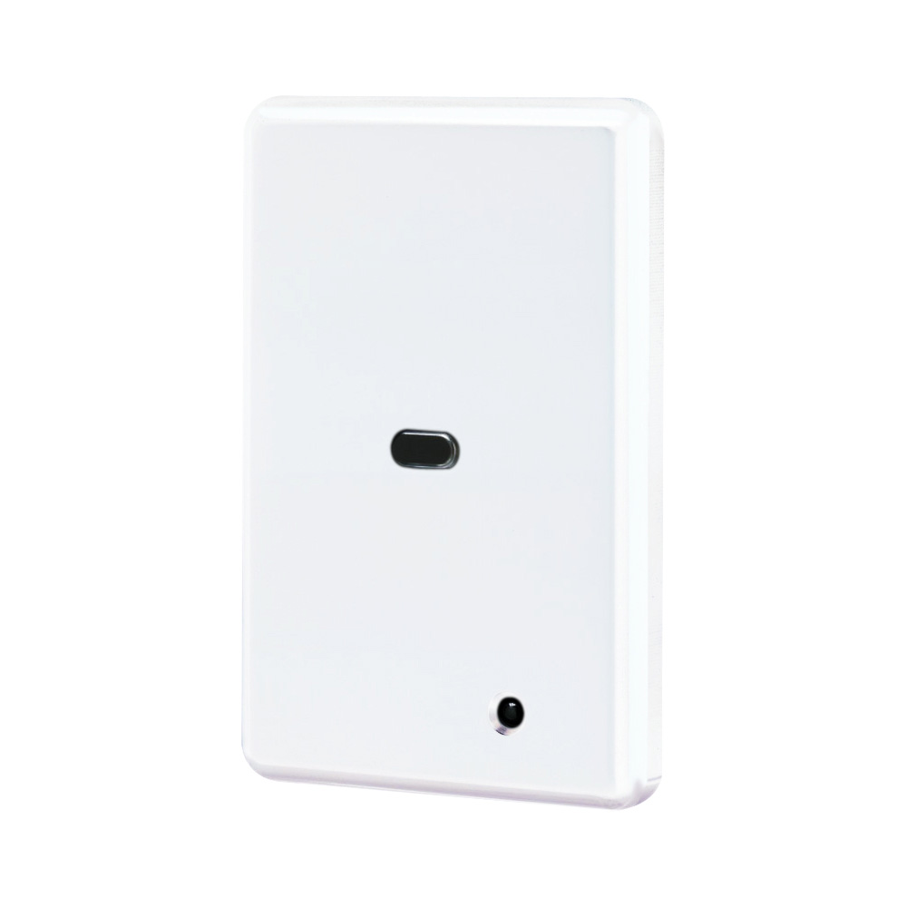 Product image for D8000 Commercial Lighting Control System, Push Button Station, 1 Button, Color: White