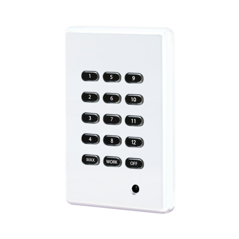 Product image for D8000 Commercial Lighting Control System, Push Button Station, 2 Button, Color: White