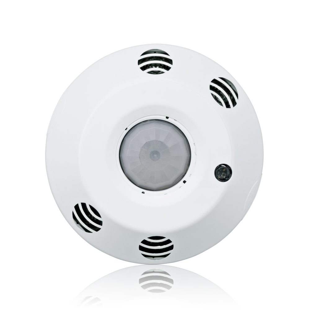 Product image for Vacancy Sensor, Line Voltage, Dual Relay, Multi-Tech, Ceiling Mount, 1000SF, 120-277V, Provolt™