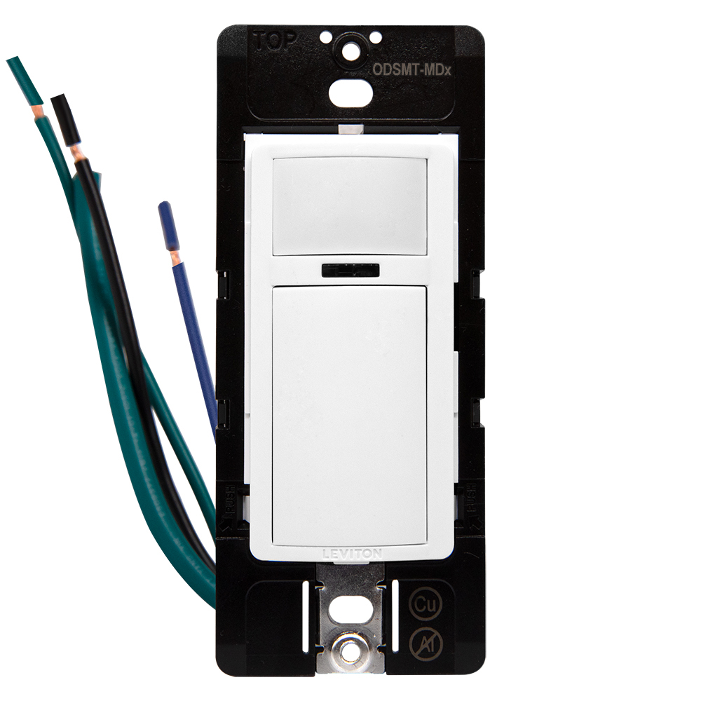 Product image for Smart Wallbox Sensor, Multi-Tech, 120-277VAC, Switch, White