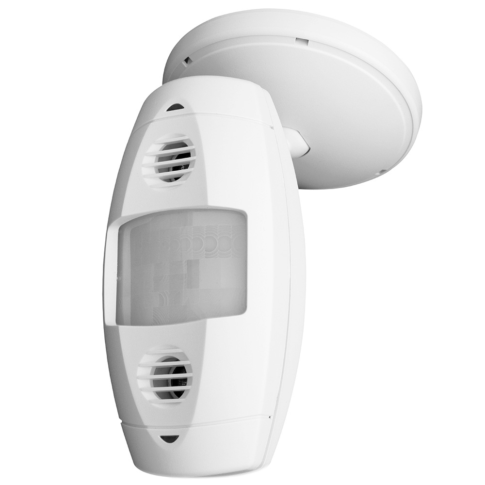 Product image for Occupancy Sensor, Low Voltage, Multi-Tech, Wall Mount, Wall/Corner, 1200SF, Isolated Relay, True White