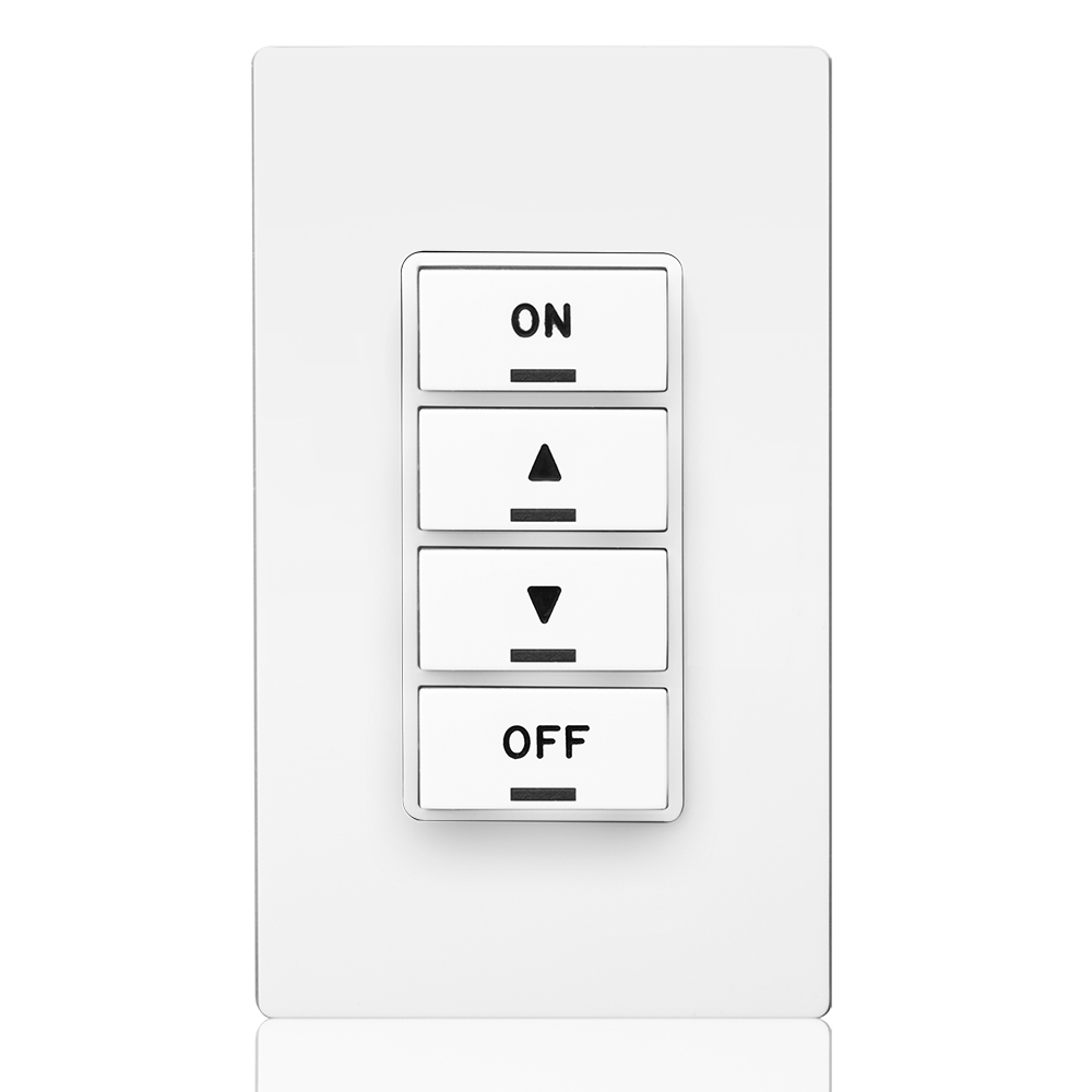 Product image for Keypad, 4 Button, ON/OFF/RAISE/LOWER, Controller for use with Smart Sensors