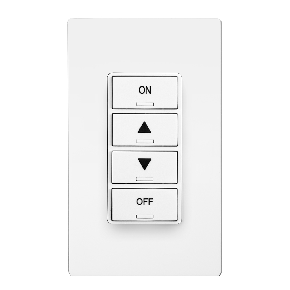 Product image for Keypad, 4 Button, ON/OFF/RAISE/LOWER, Controller for use with Smart Sensors
