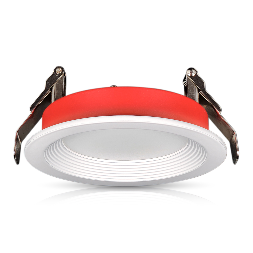 Product image for Fire-Rated Baffle Slim Downlight with Selectable CCT, 4-inch Round Aperture