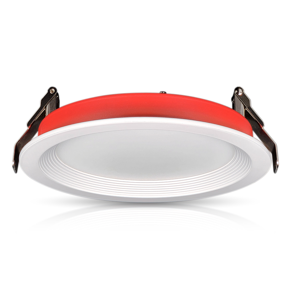Product image for Fire-Rated Baffle Slim Downlight with Selectable CCT, 6-inch Round Aperture