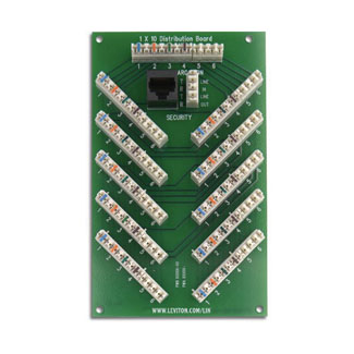 Product image for 1x10 (6-Line) Bridged Telephone Expansion Board