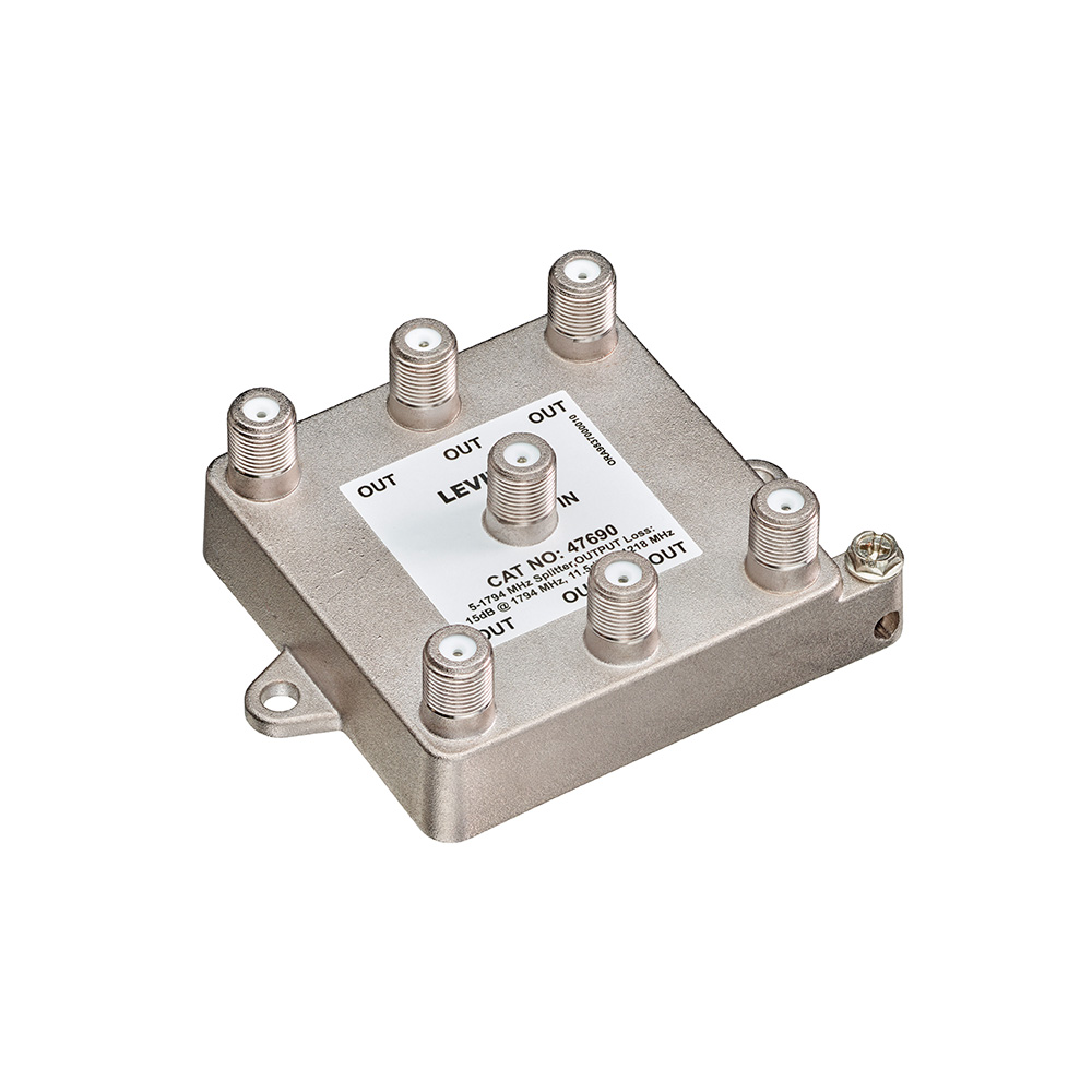 Product image for 1 x 6 (6-Way) Passive Video Splitter