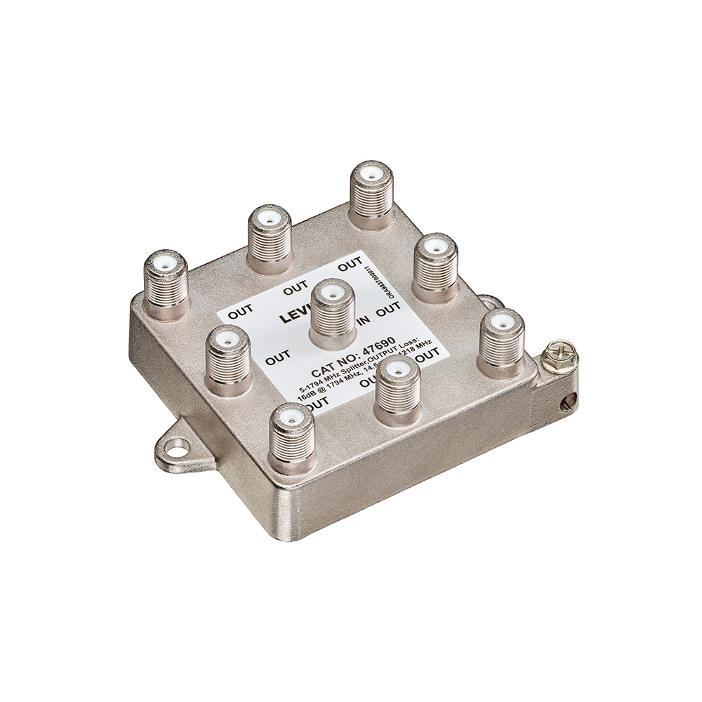 Product image for 1 x 8 (8-Way) Passive Video Splitter