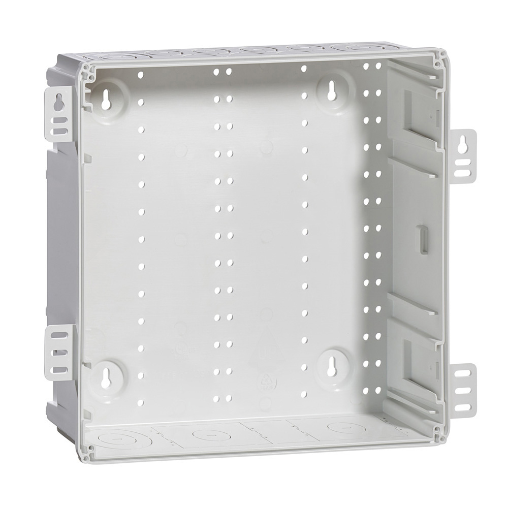 Product image for 14&quot; Wireless Structured Media Enclosure, Plastic, White