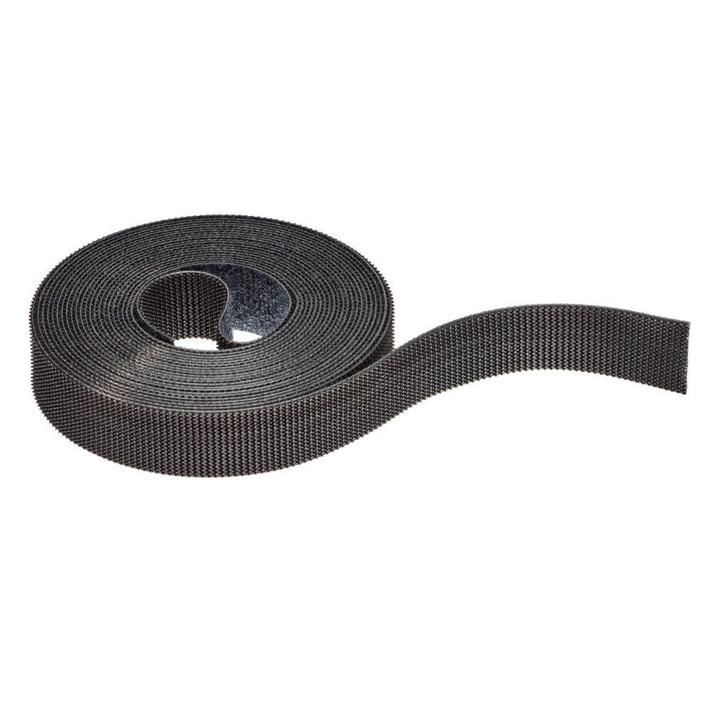 Product image for 15' Bulk Roll, 1/2&quot; VELCRO&reg; SoftCinch, Black