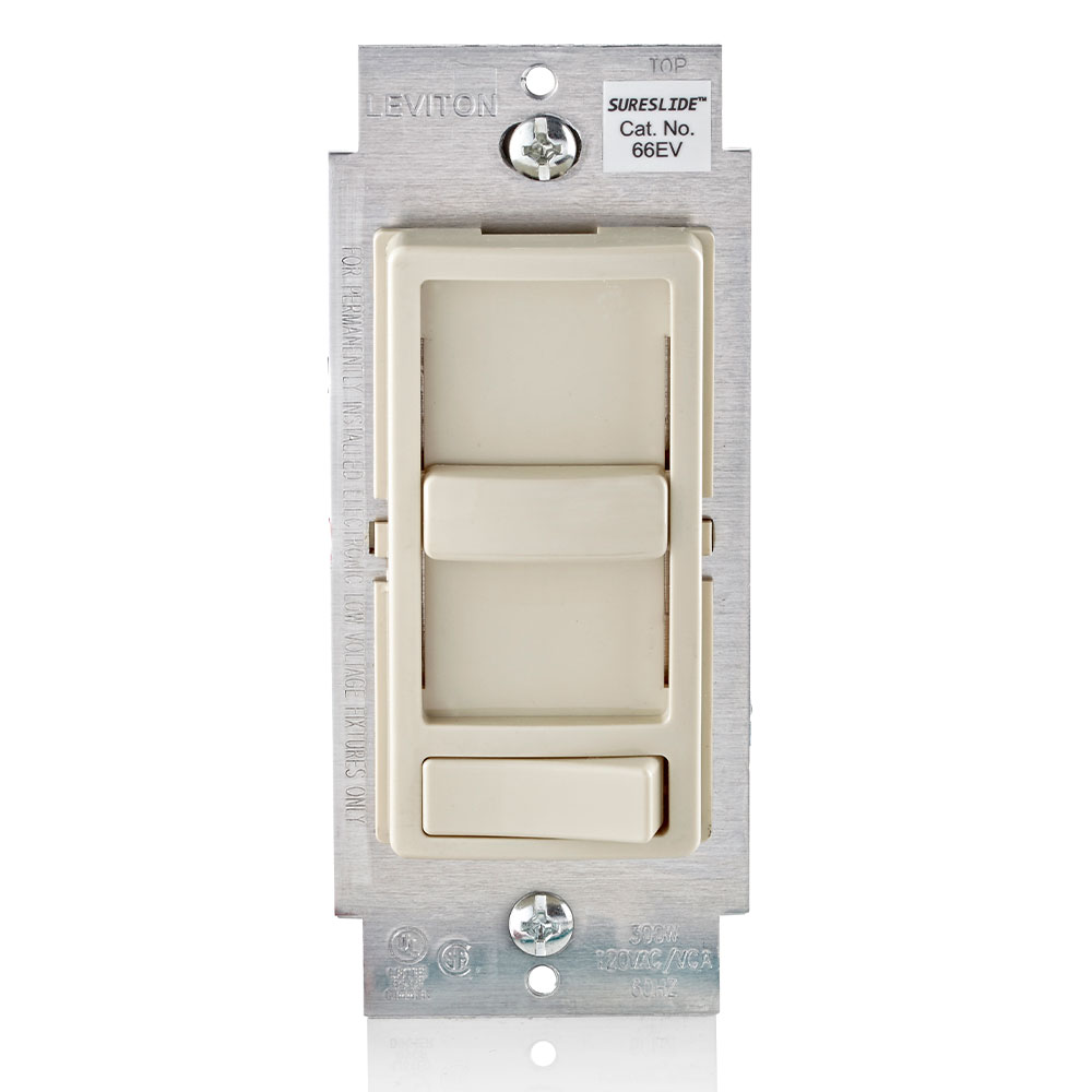 Product image for SureSlide Dimmer Switch for Electronic Low Voltage Bulbs