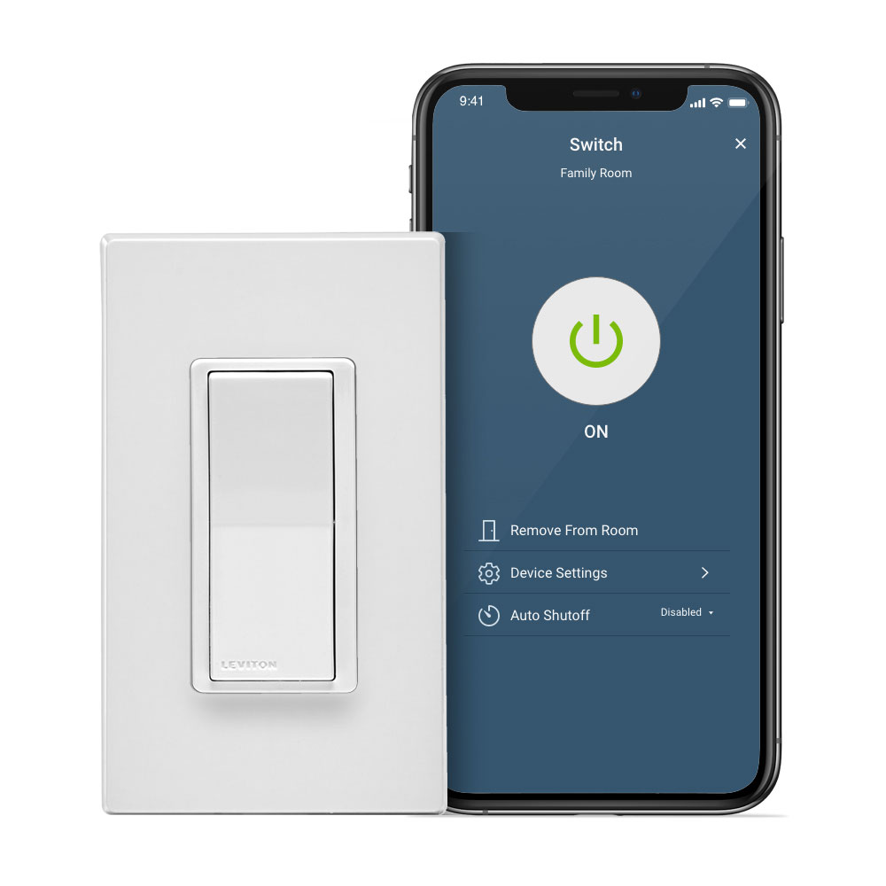 Product image for Decora Smart Switch, Wi-Fi 2nd Gen, Neutral Wire Required