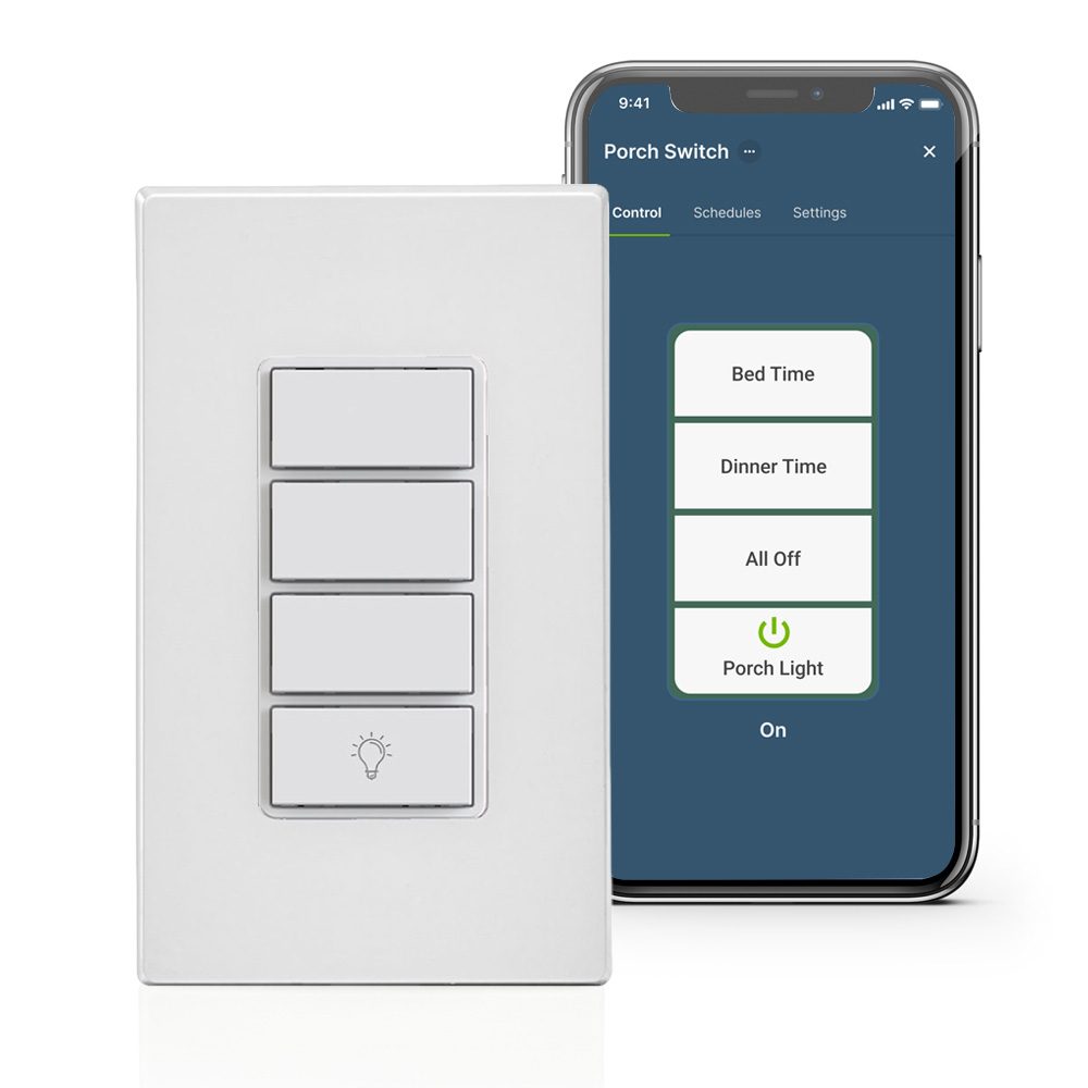 Product image for Decora Smart Scene Controller Switch, Wi-Fi, Neutral Wire Required