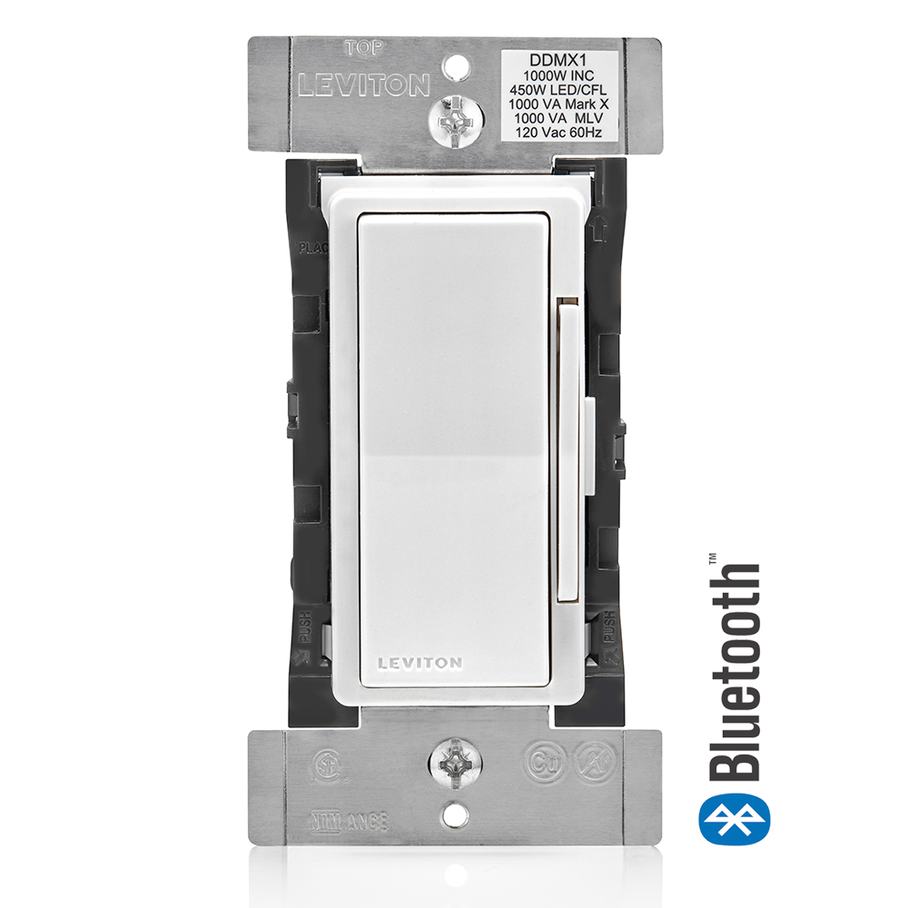 Product image for Decora Digital Dimmer Switch for Fluorescent Mark 10 Ballasts, Magnetic Low Voltage, Dimmable LED, Halogen and Incandescent Bulbs