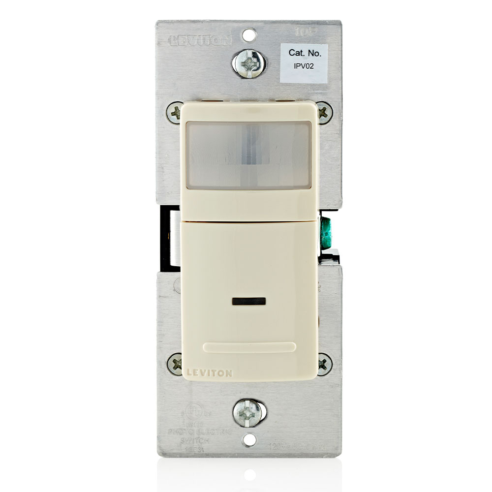 Product image for Decora Vacancy Motion Sensor In-Wall Switch, Manual-On, 2.5A, Single Pole