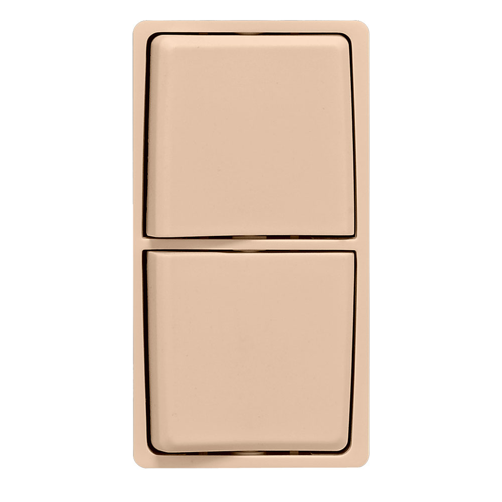 Product image for RENU® Combination Switch Color Change Faceplate, Dapper Tan