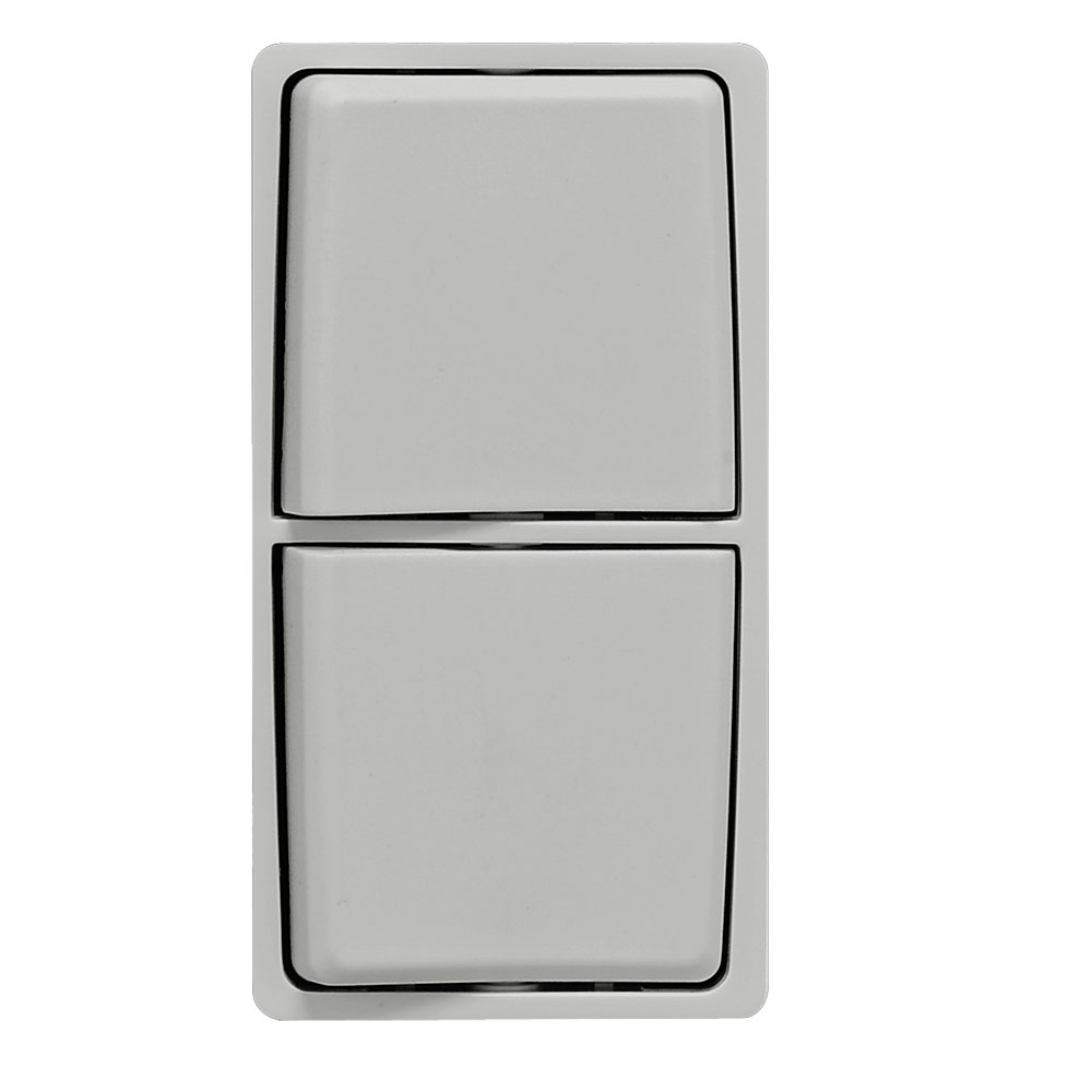 Product image for RENU® Combination Switch Color Change Faceplate, Pebble Grey